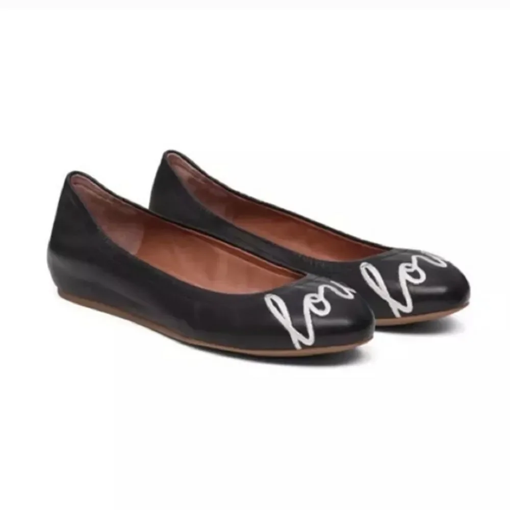 NIB Ellen Degeneres Kids Eg-Langlee Ballet Flats Leather
